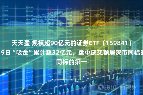 天天盈 规模超90亿元的证券ETF（159841）连续19日“吸金”累计超32亿元，盘中成交额居深市同标的第一