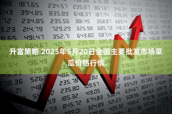 升富策略 2025年5月20日全国主要批发市场菜瓜价格行情