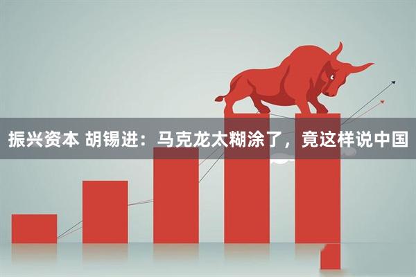 振兴资本 胡锡进：马克龙太糊涂了，竟这样说中国